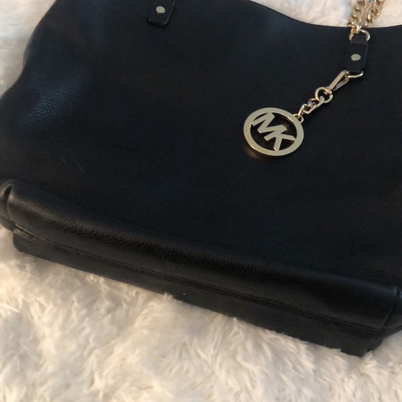 🖤 MK 2 Piece 🖤 Michael Kors Black & Gold Bag & Wallet Set 🖤 Read Description - Picture 5 of 14